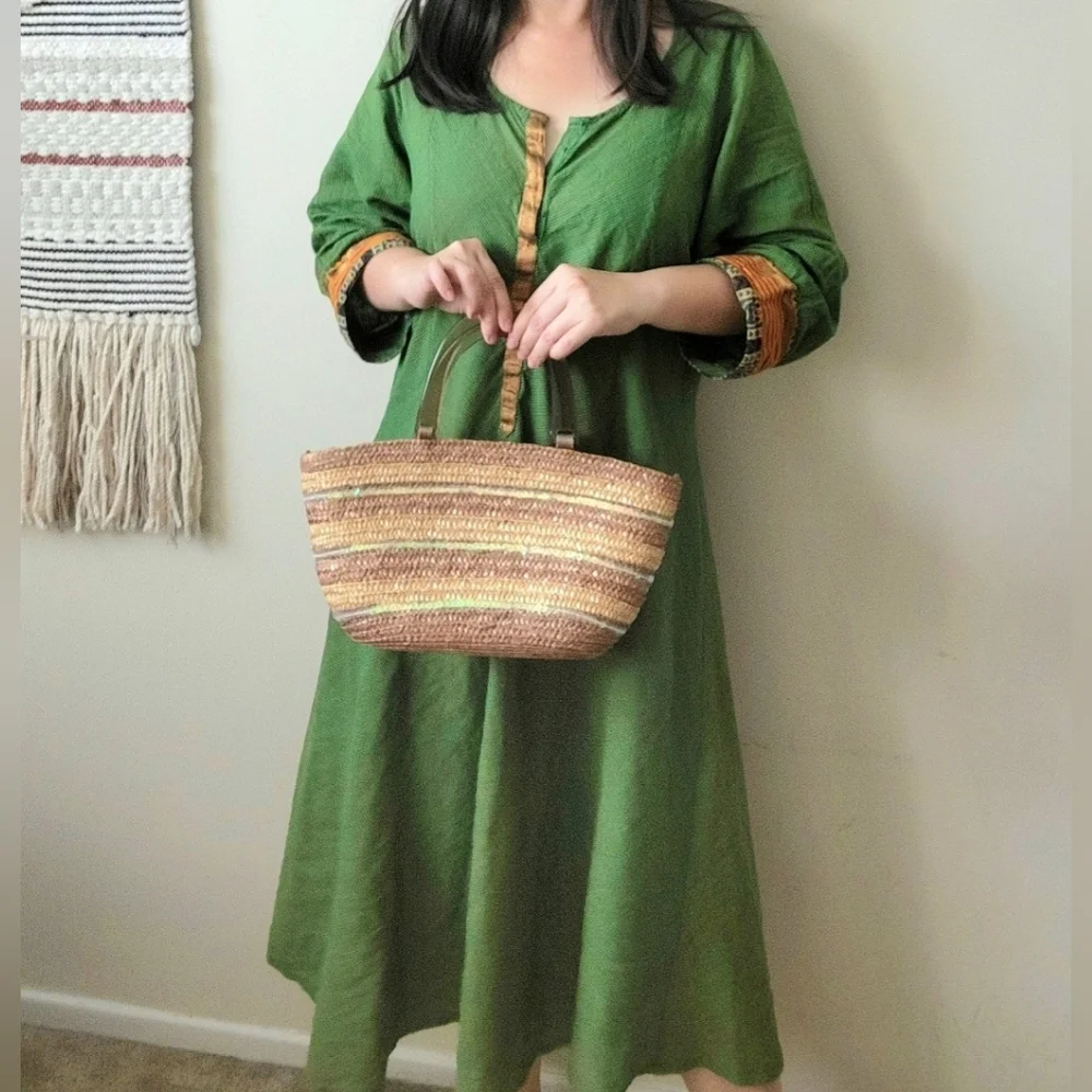 Fabindia Cotton Kurtas Boho Chic Dress - Picture 1 of 5